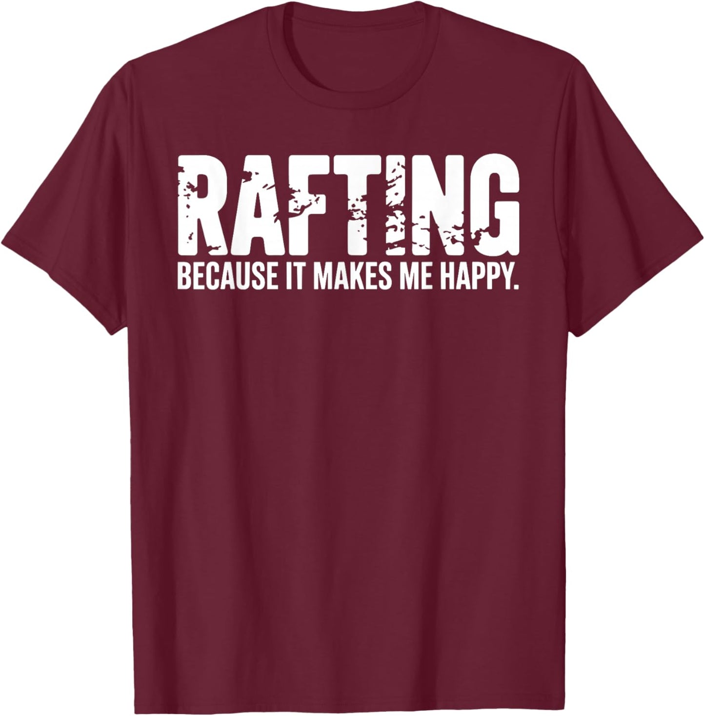 Best Rafting Art Women Whitewater River Raft Rafting T-Shirt - T-Shirt | Maroon