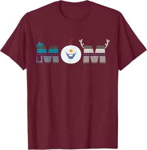 Disney Frozen Olaf Sven Kristoff Mother’s Day Birthday Mom T-Shirt - T-Shirt | Maroon