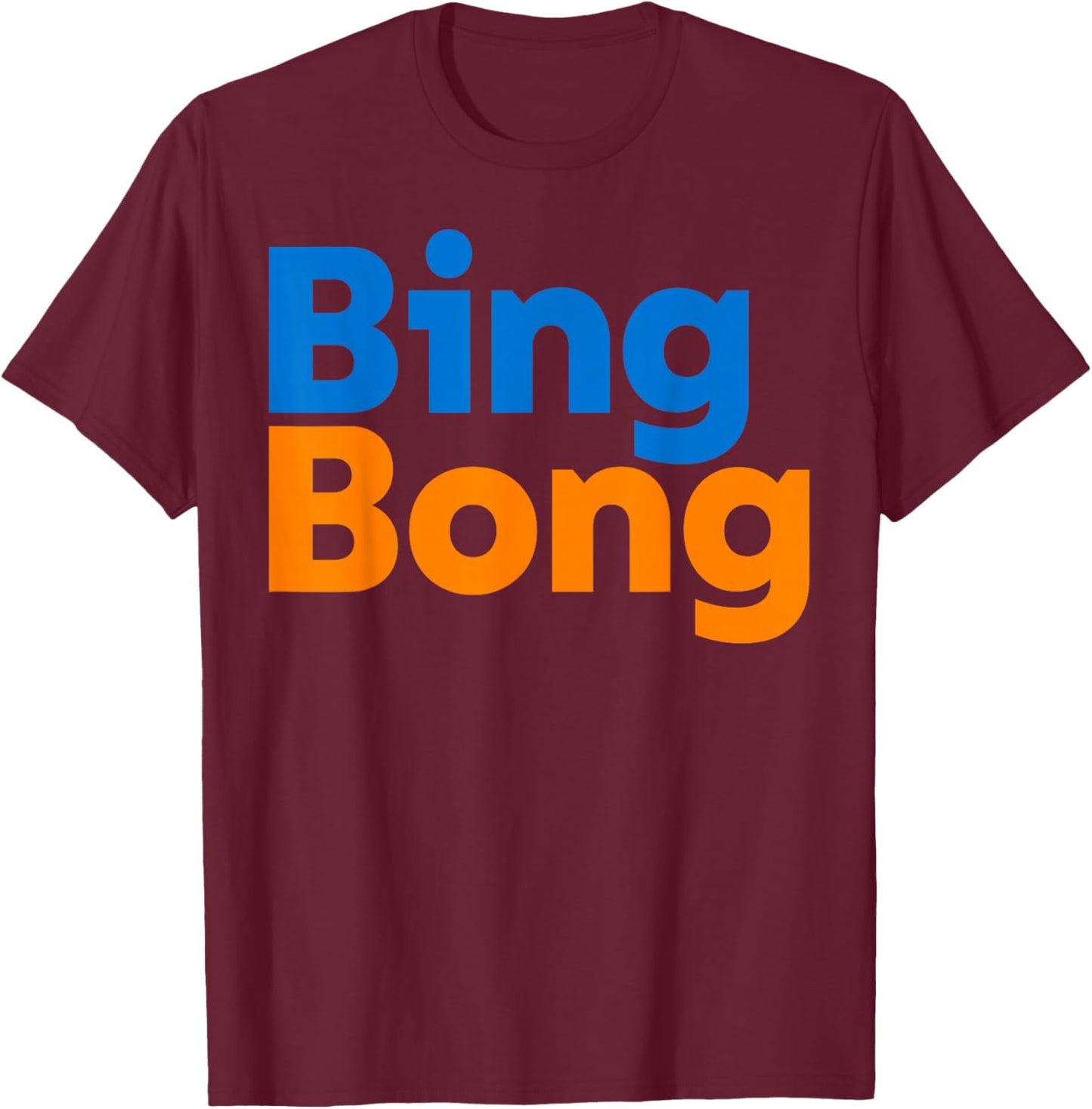 Bing Bong Rally NYC Subway New York City Funny T-Shirt - T-Shirt | Maroon