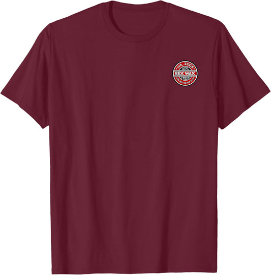 Sex Wax Surf Beach Club Clothing T-Shirt - T-Shirt | Maroon