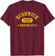 BUSHWICK Brooklyn NY 11237 Athletic Design T-Shirt - T-Shirt | Maroon