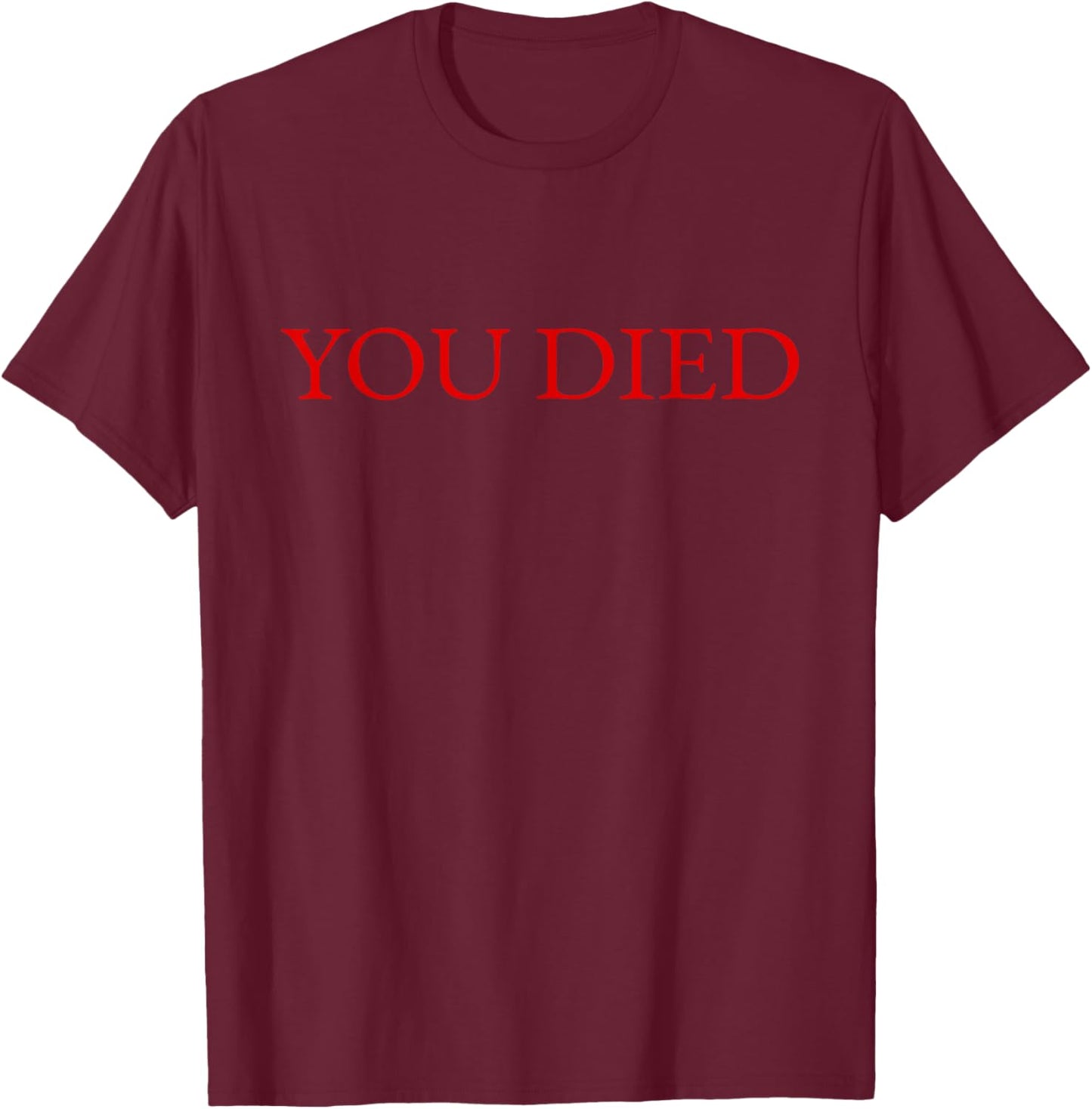 PhonyNerds -Adults Gaming , Black, Small, Short Sleeve, Modern Funny, U-Neck, Classic Fit, Polyester, Imported T-Shirt - T-Shirt | Maroon