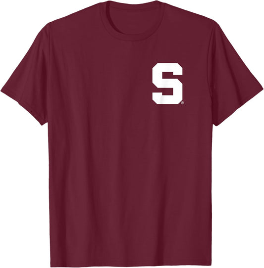 Michigan State Spartans Front/Back Icon Officially Licensed T-Shirt - T-Shirt | Maroon