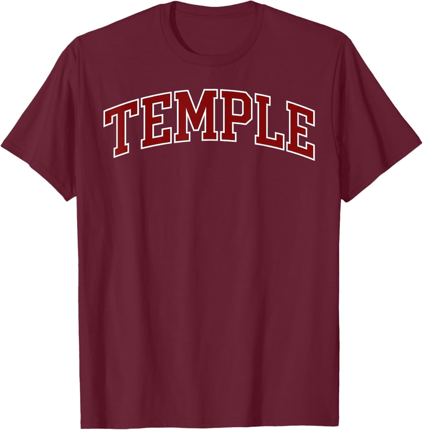 Temple Texas TX Vintage Design Men Women Kids T-Shirt - T-Shirt | Maroon