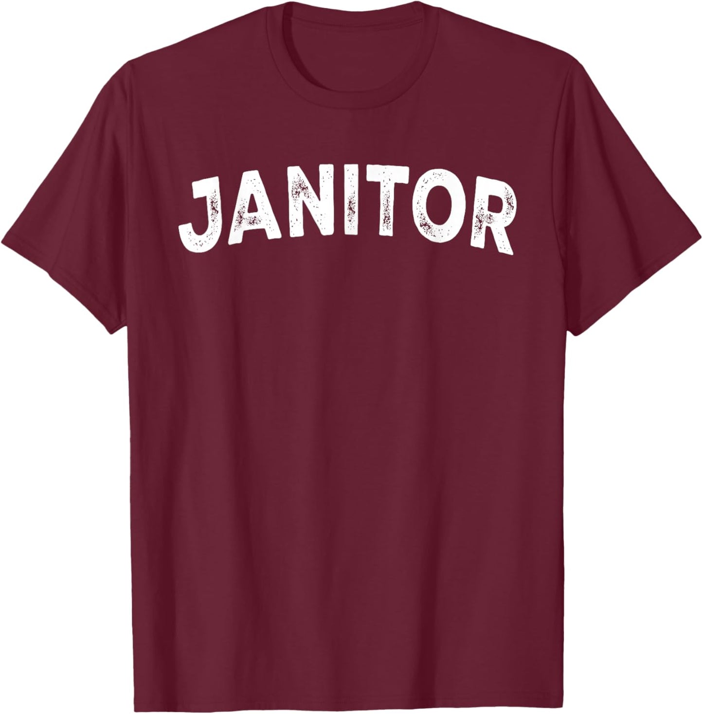 Janitor T-Shirt - T-Shirt | Maroon