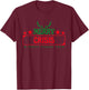 Merry Crisis & Happy Fiscal Year Joke T-Shirt - T-Shirt | Maroon