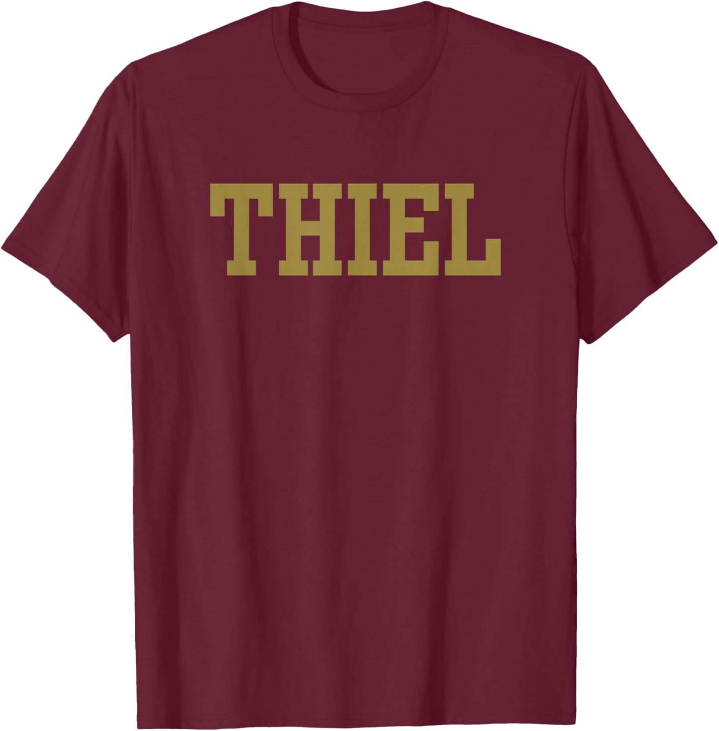 Thiel College Apparel Sports Fan T-Shirt - T-Shirt | Maroon
