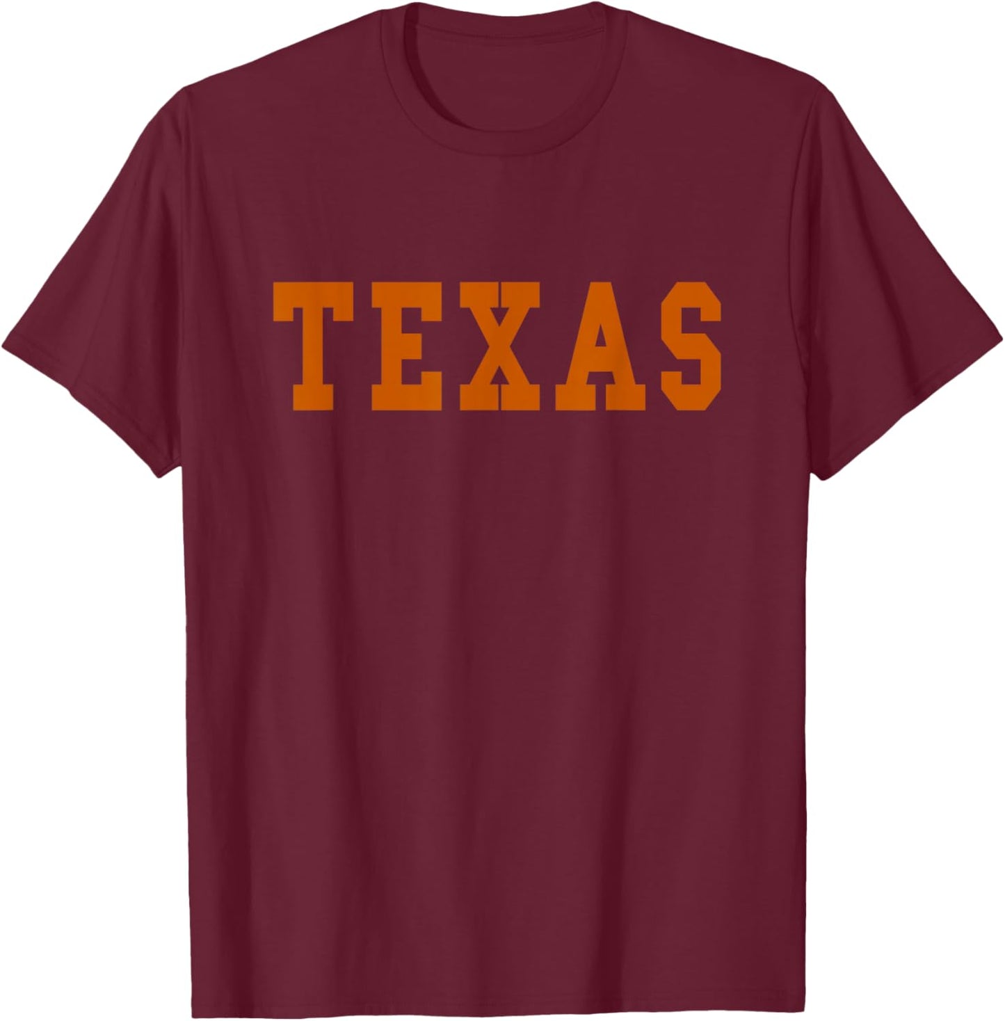 TEXAS - Throwback Design - Classic T-Shirt - T-Shirt | Maroon