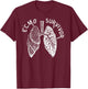 Retro Lungs ECMO Survivor ECMO Oxygenator Nurse Hospital T-Shirt - T-Shirt | Maroon