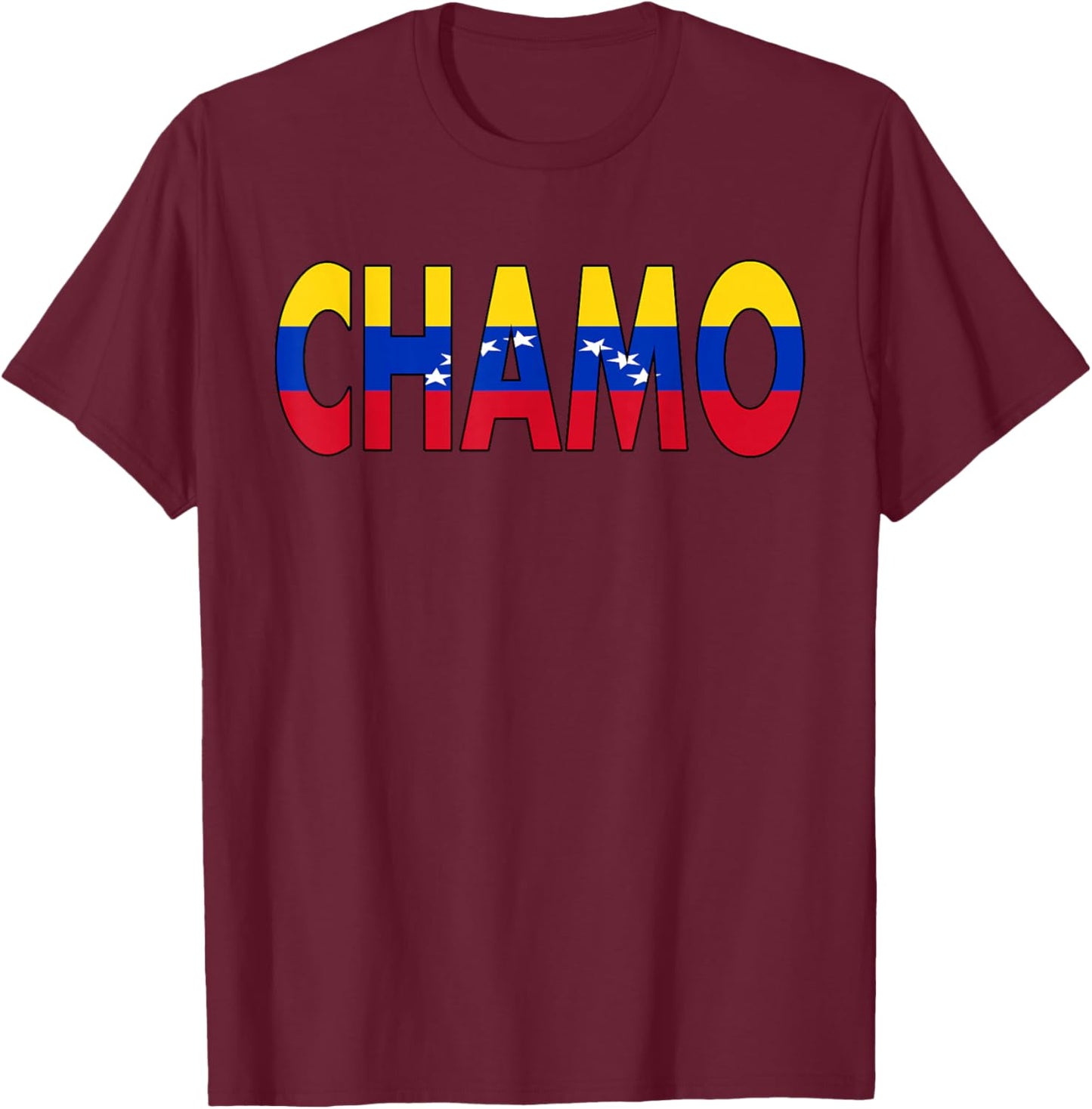 Artistic Design Venezuelan Chamo Flannel Venezuela T-Shirt - T-Shirt | Maroon