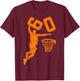 60 Years Basketball 60th Birthday T-Shirt - T-Shirt | Maroon