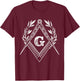 Freemason Emblem T-Shirt - T-Shirt | Maroon