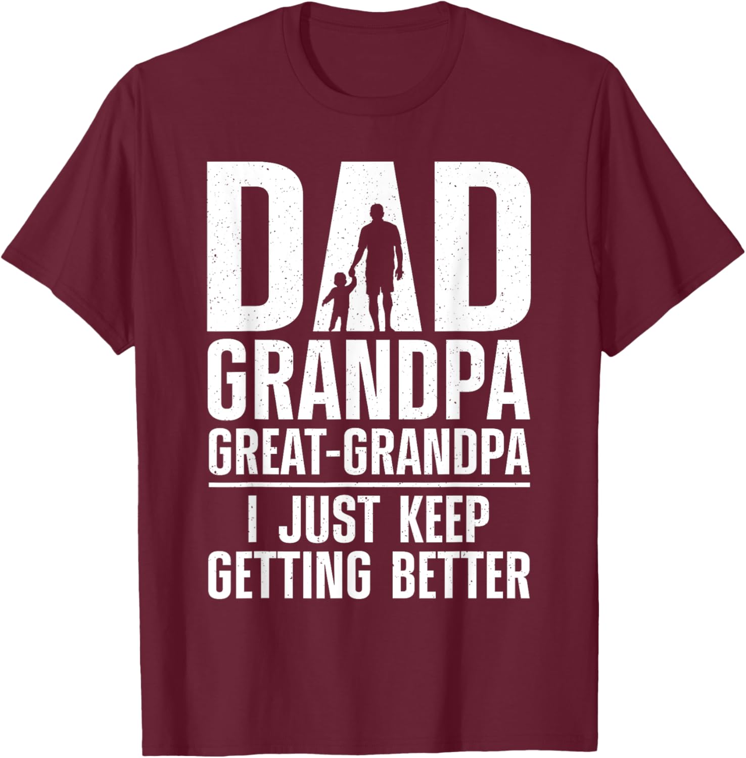 Cool Great Grandpa Art For Grandpa Men Great Grandfather T-Shirt - T-Shirt | Maroon