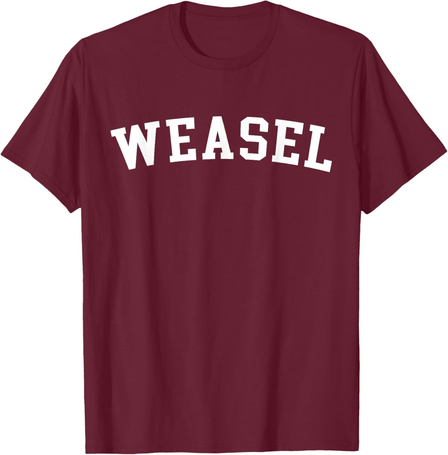 Weasel T-Shirt - T-Shirt | Maroon