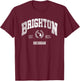 Brighton MI | Michigan | Vintage Throwback T-Shirt - T-Shirt | Maroon