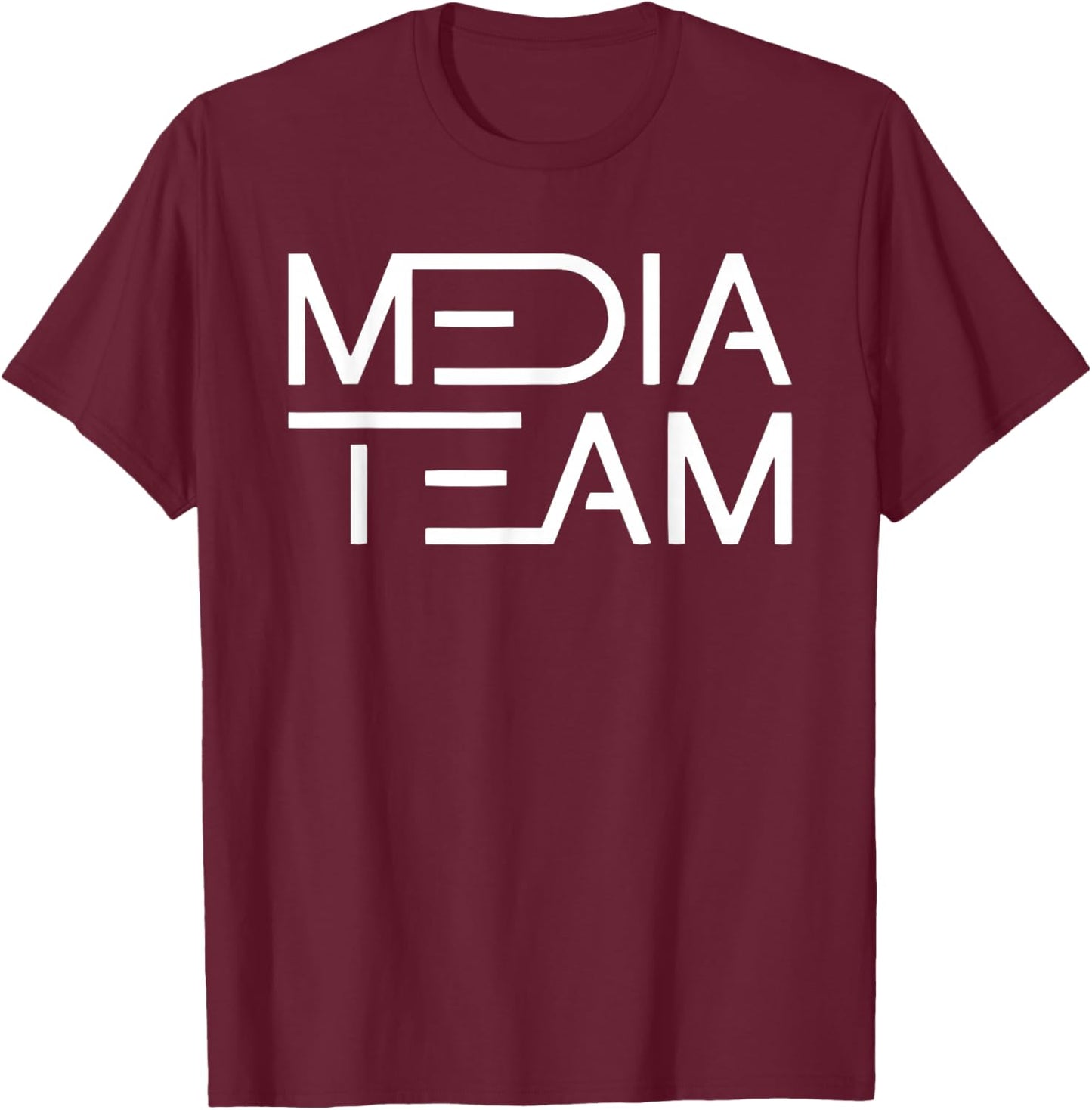 Media Specialist Media Team T-Shirt - T-Shirt | Maroon