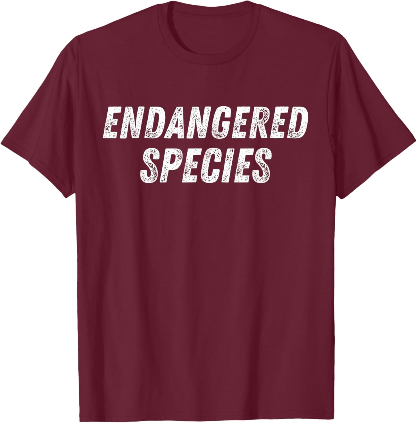 Endangered Species T-Shirt - T-Shirt | Maroon