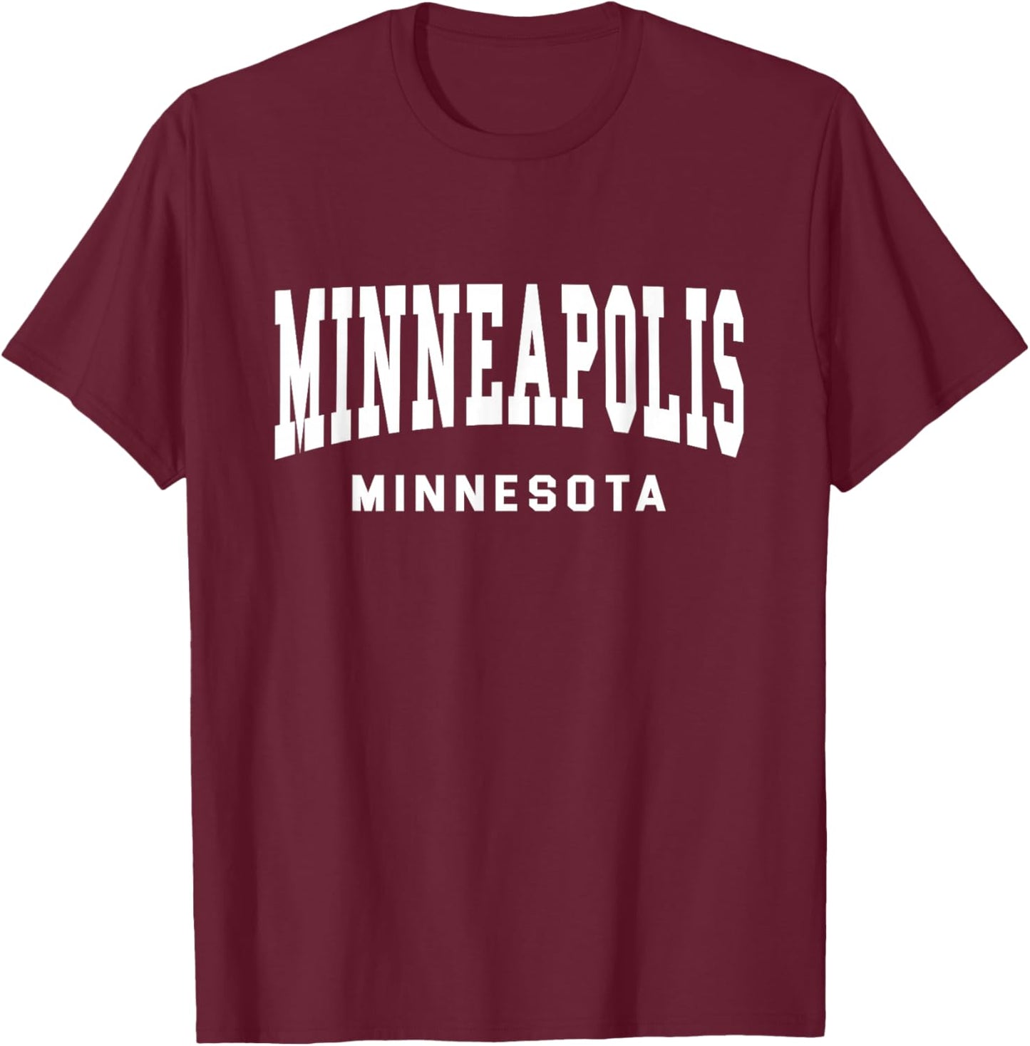 Minneapolis - Minnesota - Throwback Design - Classic T-Shirt - T-Shirt | Maroon