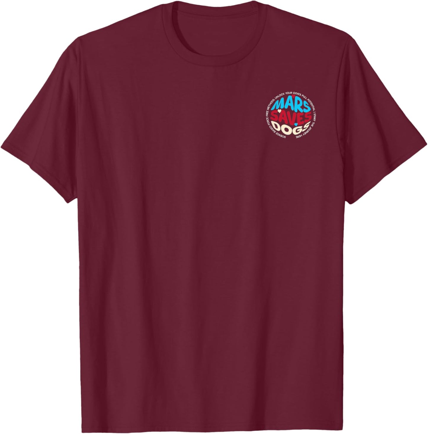 Worldwide Mars Saves Dog Love Women Kids T-Shirt - T-Shirt | Maroon