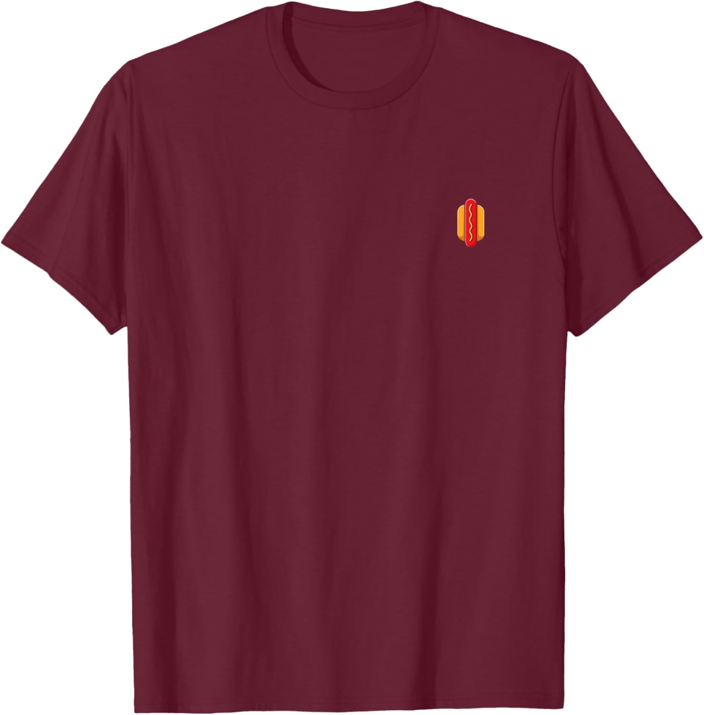 Hot Dog Pocket T-Shirt - T-Shirt | Maroon