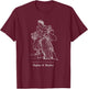 Orpheus and Eurydice Mythology Vintage Greek Mythology Poet T-Shirt - T-Shirt | Maroon