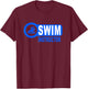 Swim Instructor Swimming Teacher Classes T-Shirt - T-Shirt | Maroon