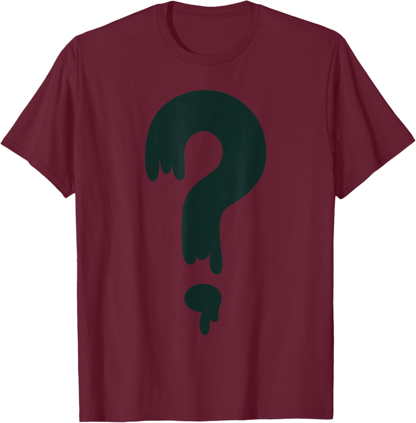 Disney Gravity Falls Soos Mystery Shack Question Mark Logo T-Shirt - T-Shirt | Maroon