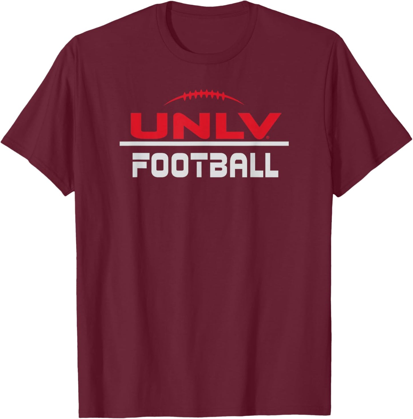 UNLV Rebels Football Scramble Logo Officially Licensed T-Shirt - T-Shirt | Maroon