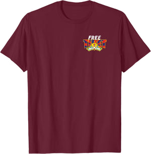 Free Tibet Flag Haut de Gamme T-Shirt - T-Shirt | Maroon