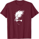 Naruto Shippuden Kakashi Run , Black, S T-Shirt - T-Shirt | Maroon