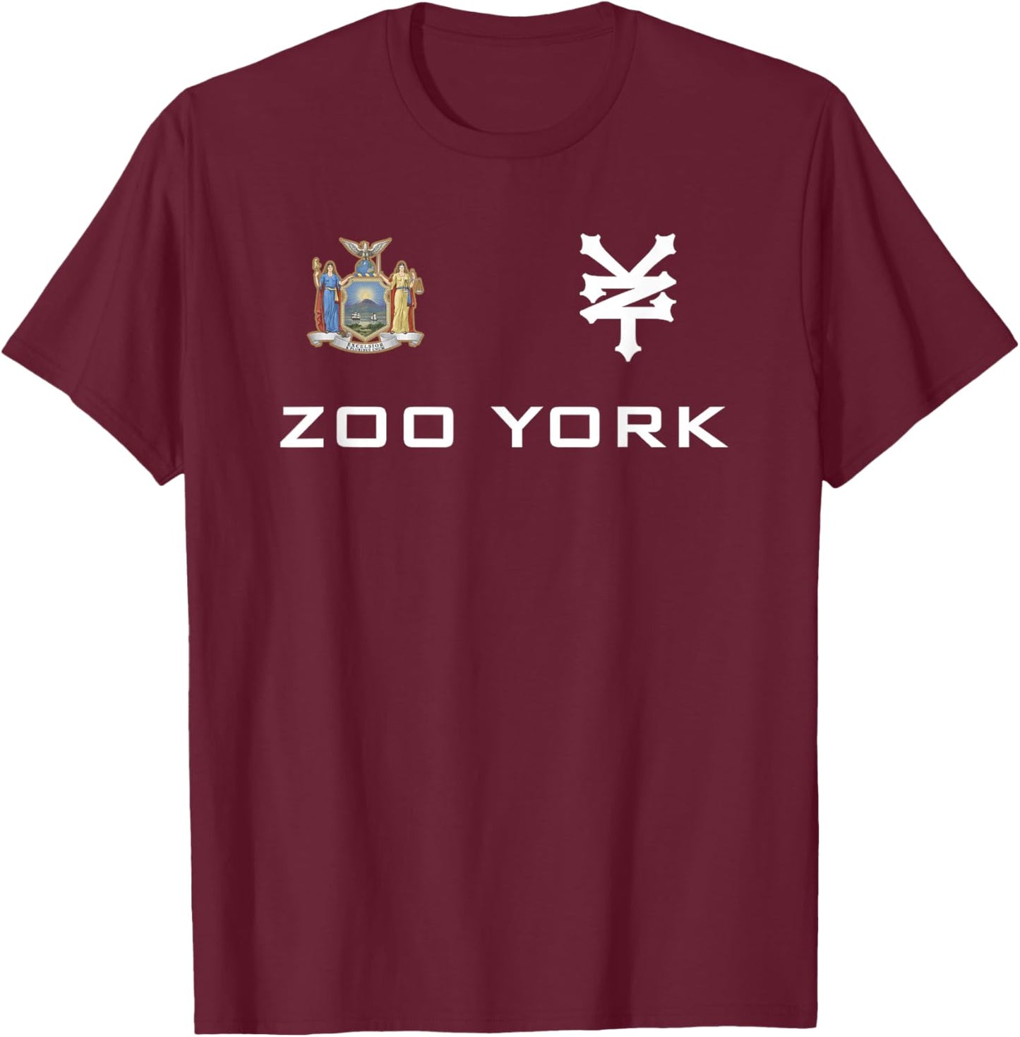 Zoo York Excelsior Classic Patch Logo T-Shirt - T-Shirt | Maroon