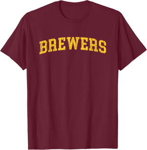 Brewers Vintage Gifts Women Boys Girls Kids T-Shirt - T-Shirt | Maroon