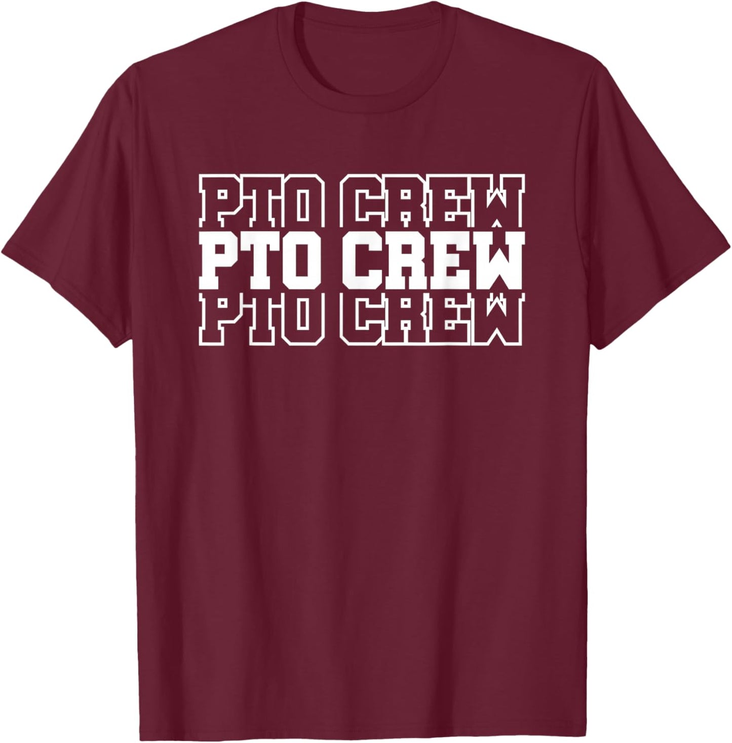 PTO Crew T-Shirt - T-Shirt | Maroon
