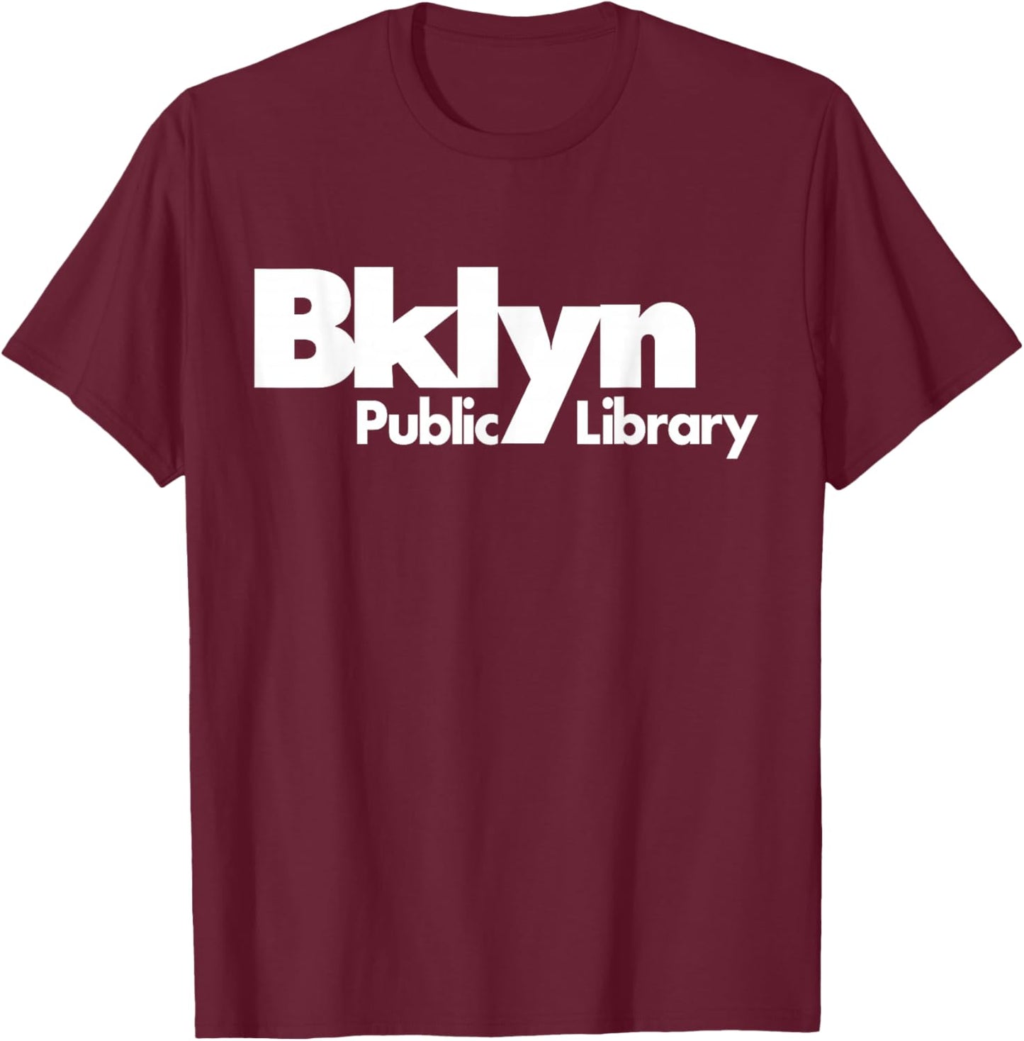 Brooklyn Public Library NY New York Neighborhood Book Lover T-Shirt - T-Shirt | Maroon