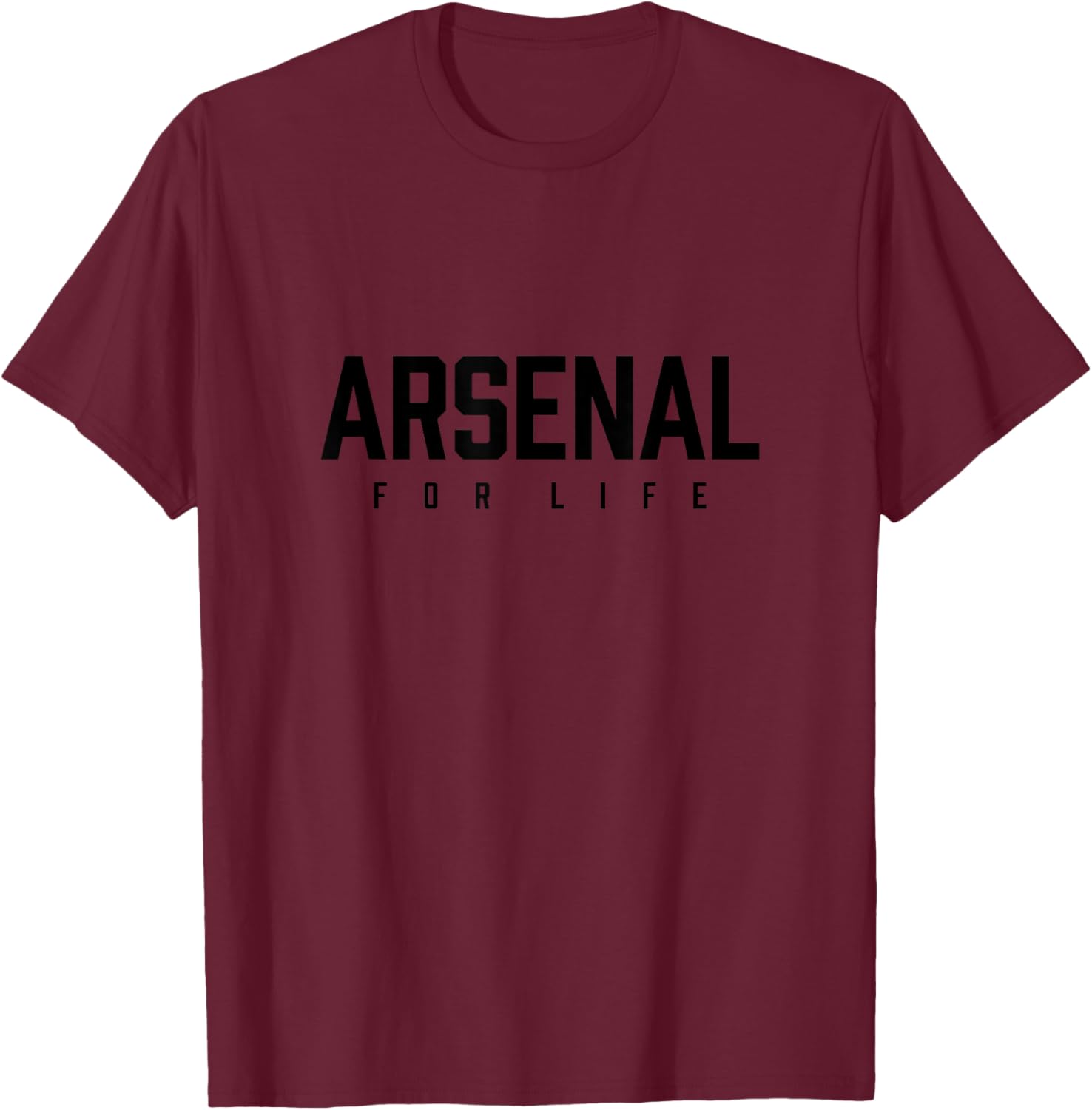 Arsenal for Life T-Shirt - T-Shirt | Maroon
