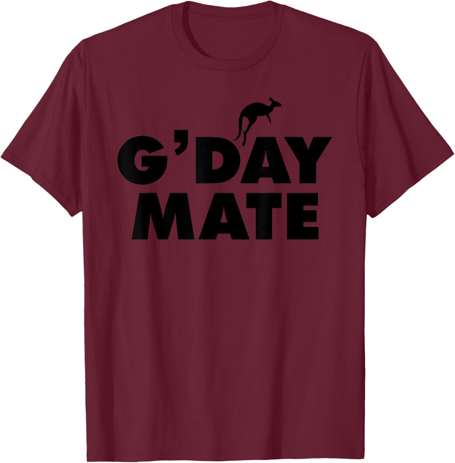 G'Day Mate T-Shirt - T-Shirt | Maroon