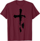 La Corse - Design Croix et Île de Beauté T-Shirt - T-Shirt | Maroon