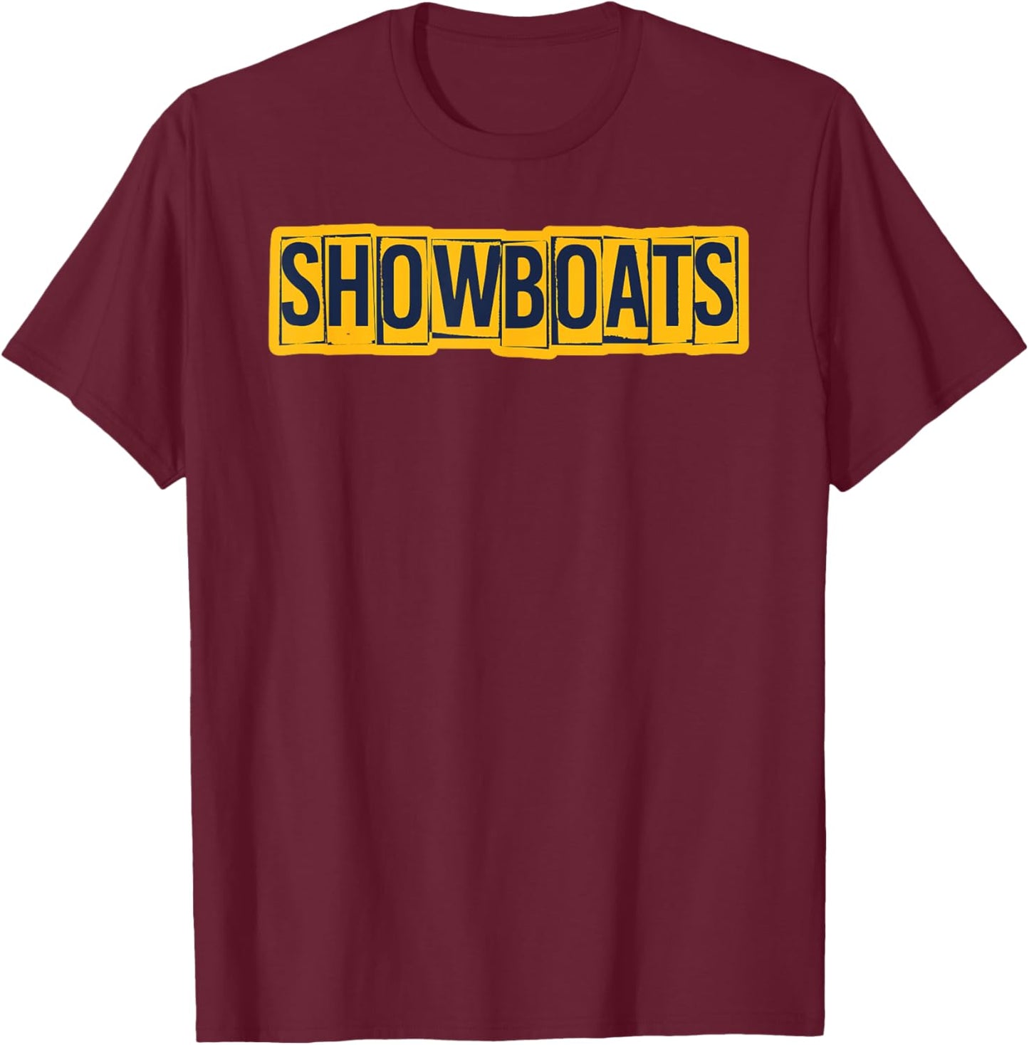 Showboats Memphis Football Tailgate T-Shirt - T-Shirt | Maroon