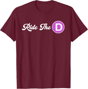 Metro Ride The D Shirt T-Shirt - T-Shirt | Maroon