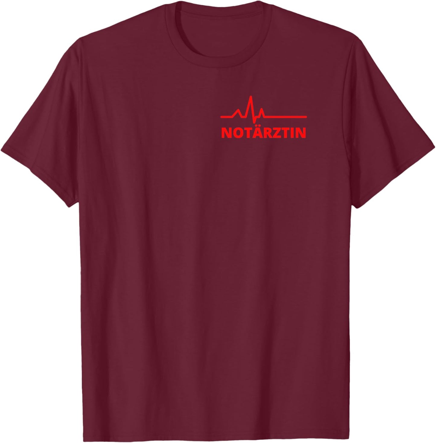 Notärztin Shirt Premium T-Shirt - T-Shirt | Maroon