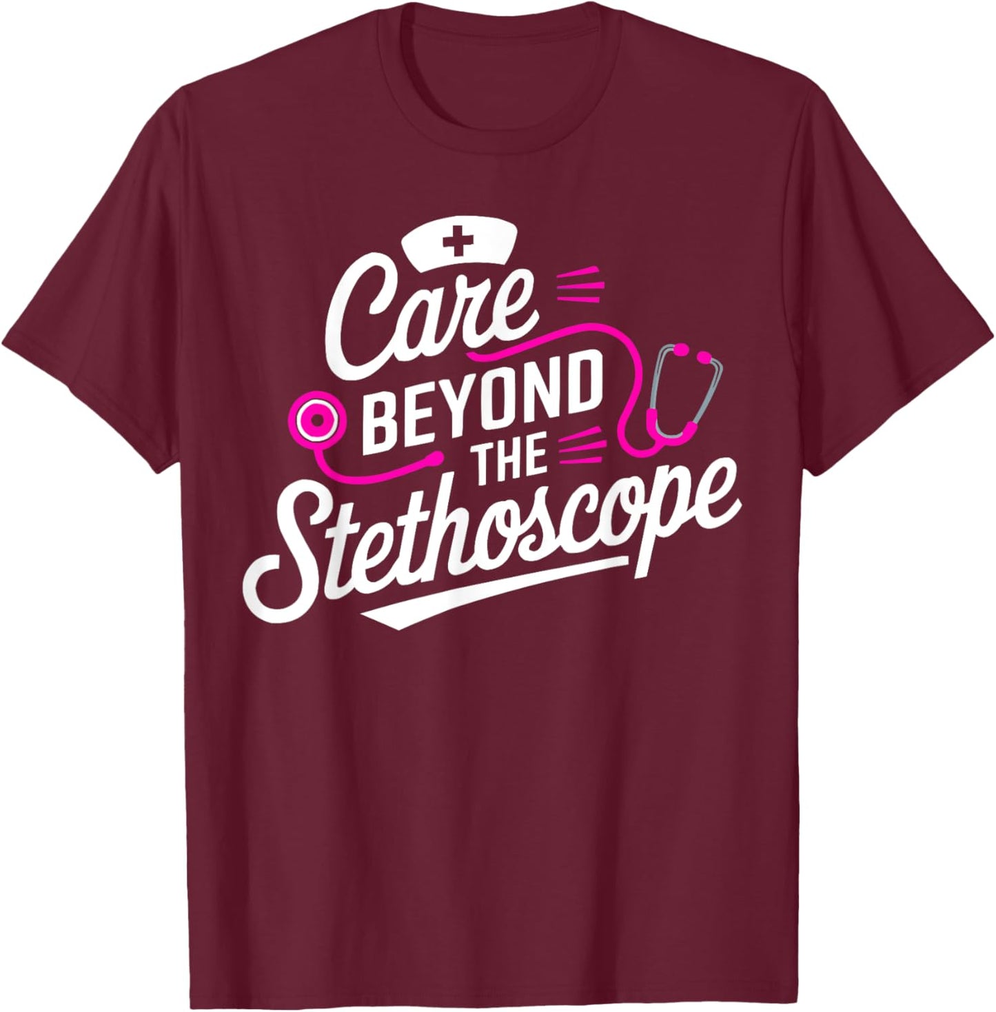 DSP Nurse RN Medicine Direct Support Professional Nursing T-Shirt - T-Shirt | Maroon