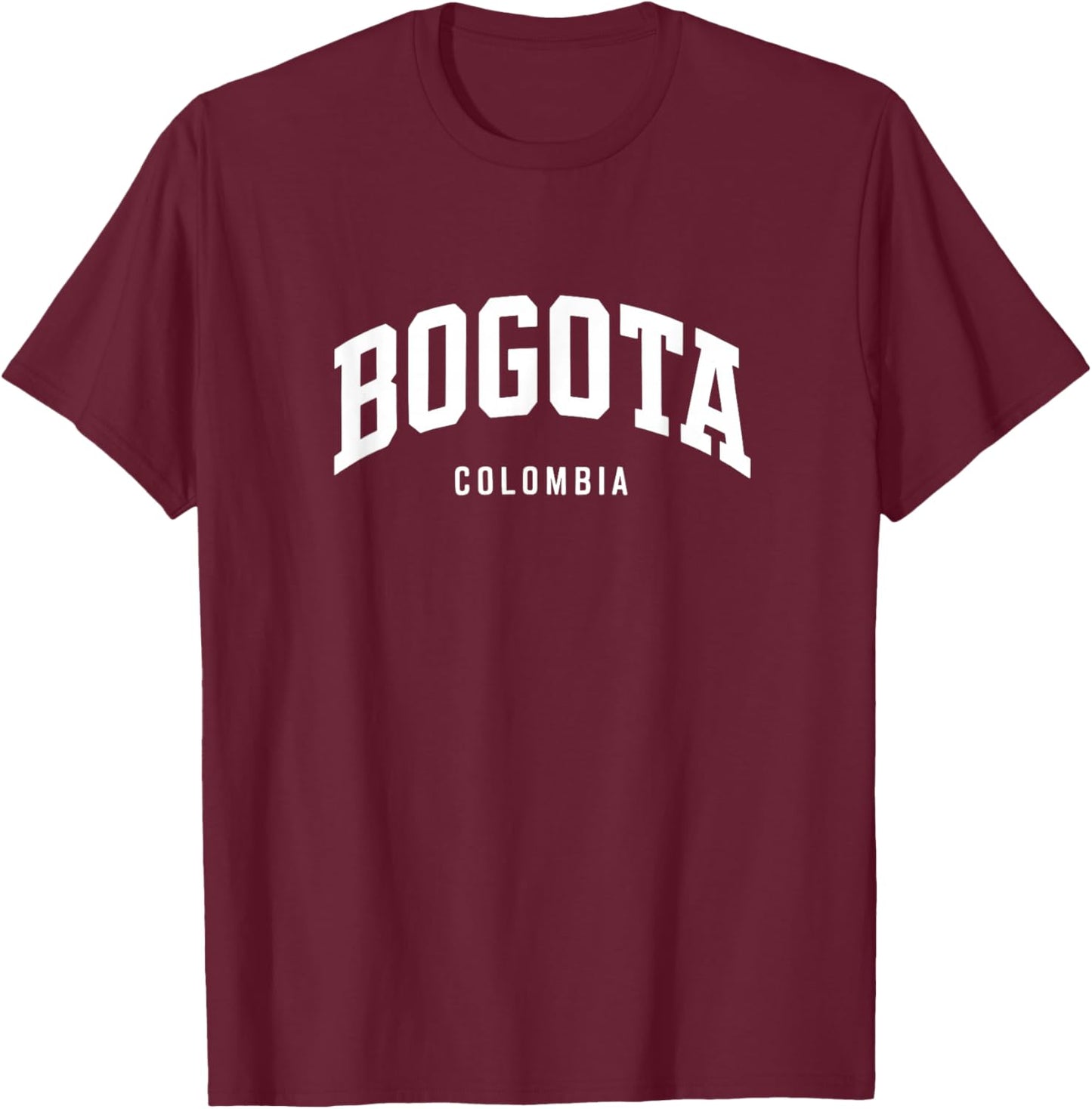 Bogota Colombia - College Style Vacation Souvenir T-Shirt - T-Shirt | Maroon