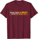 Funny Quote of Helen Keller, Denier Ain't No Way Meme T-Shirt - T-Shirt | Maroon