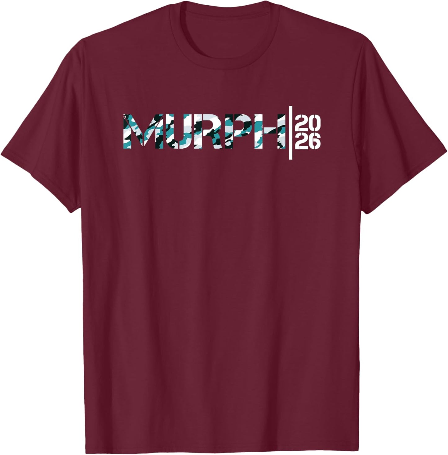 Murph 2026 Aqua T-Shirt - T-Shirt | Maroon