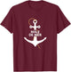 Mâle de mer Cadeau Original Marin idée Ancre Haut de Gamme T-Shirt - T-Shirt | Maroon