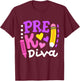 Pre-K Diva Funny Welcome Back To School Teachers Girls Kids T-Shirt - T-Shirt | Maroon