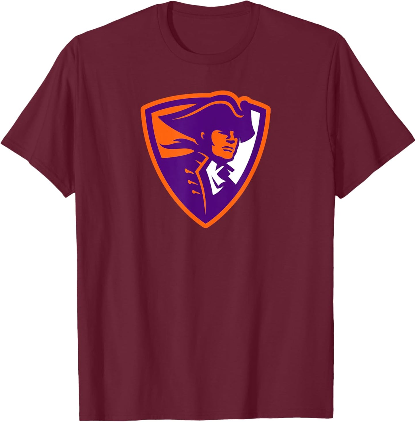 Hobart & William Smith Colleges Hobart Statesmen Shield Mark T-Shirt - T-Shirt | Maroon