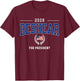 Andy Beshear 2028 for President Democrat Patriotic US Flag T-Shirt - T-Shirt | Maroon