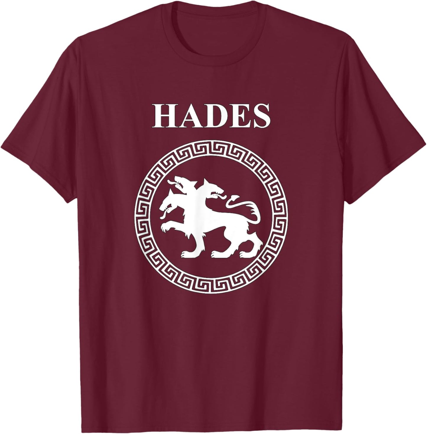 Hades Ancient Greek God T-Shirt - T-Shirt | Maroon