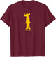 Official Jamiroquai Yellow Buffalo Man Funk Jazz Vintage T-Shirt - T-Shirt | Maroon